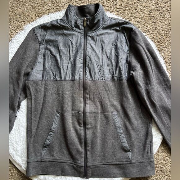 Calvin Klein Jacket Gray Mens Size Large - Picture 4 of 8